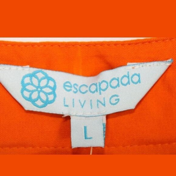 ESCAPADA LIVING S/L TESSA TOP SOLID TANGERINE NWT - Picture 7 of 9